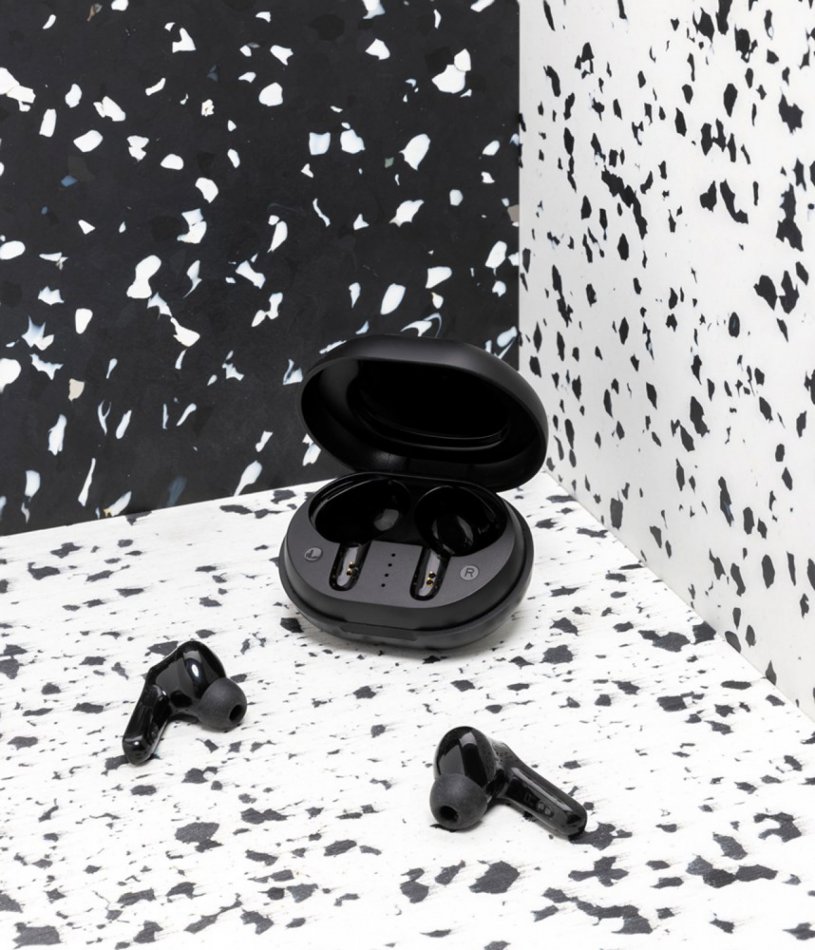 RCS standaard recycled plastic TWS oordopjes