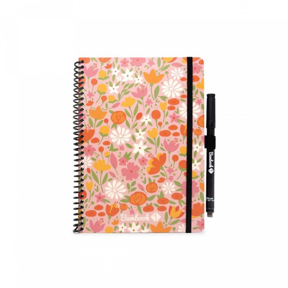 Uitwisbaar notitieboek A5 Floral