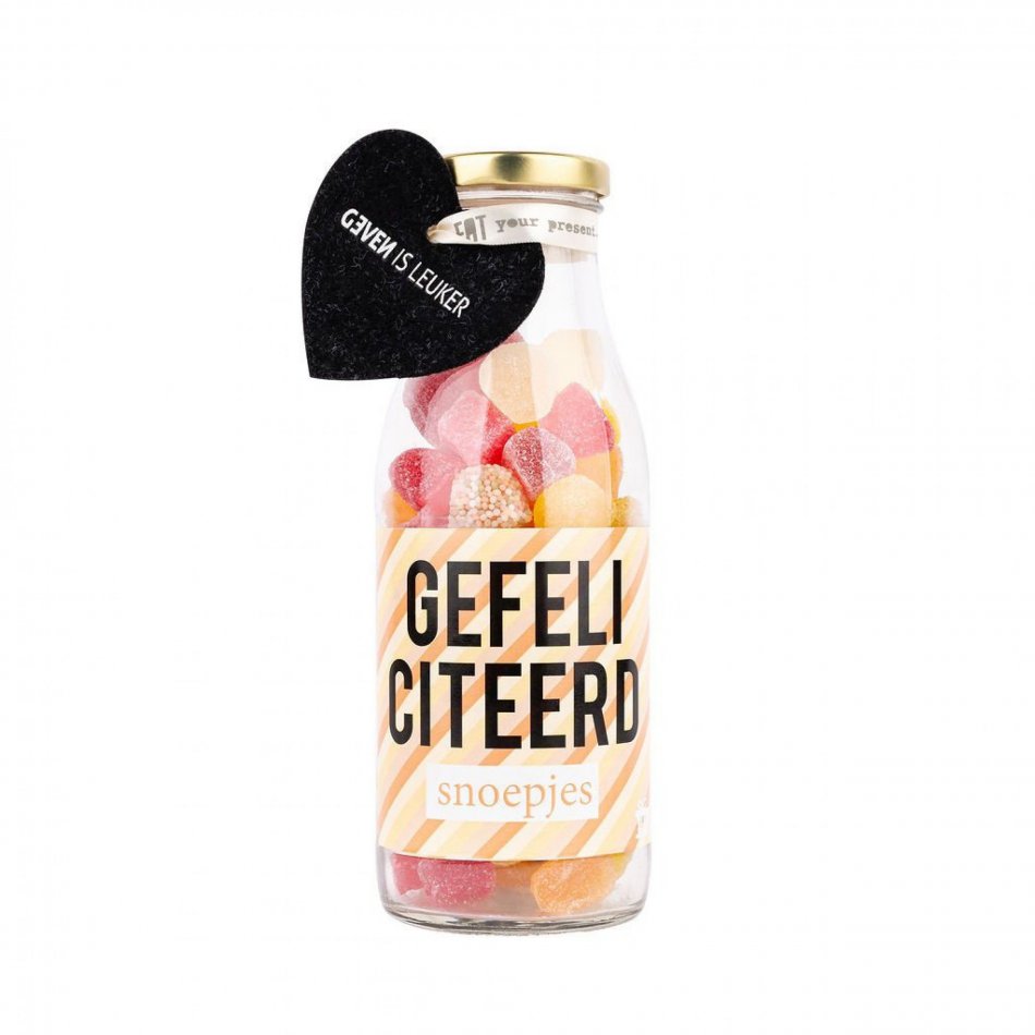 Gefeliciteerd snoepjes